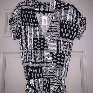 Black and White Jumpsuit